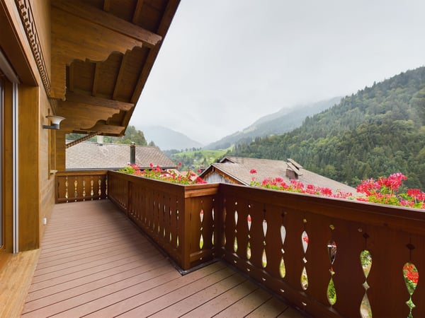 Grosser Balkon, herrlicher Sitzplatz und zwei Parkplätze inklusive 9