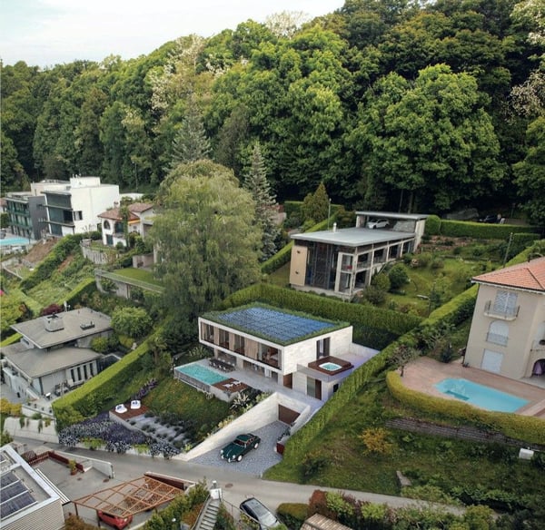 Terreno edificabile con vista mozzafiato sul Lago di Lugano - Montagnola e Progetto Approvato Villa 10 locali 8