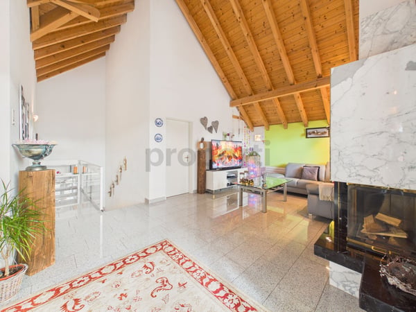 Einzigartige Maisonettewohnung mit Wintergarten und Cheminée in Amlikon-Bissegg 12
