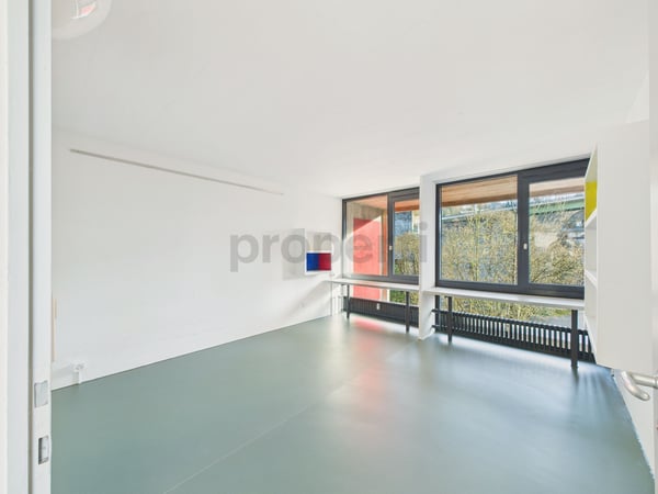 Wohnen in einer Ikone der Schweizer ArchitekturEinzigartige Maisonettewohnung im denkmalgeschützten Atelier-5-Ensemble in Flamatt 7