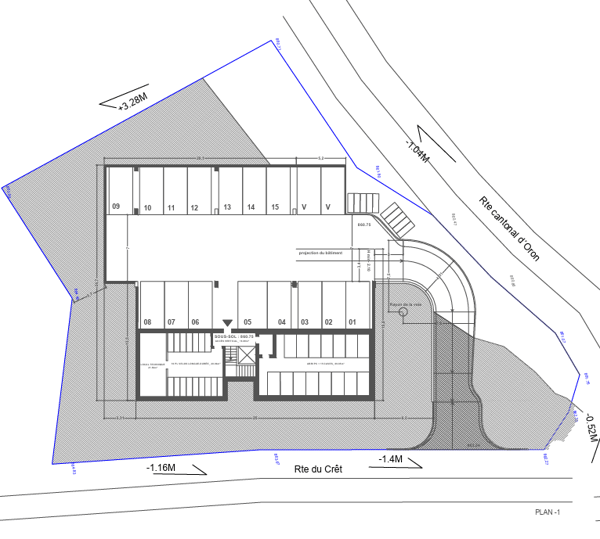 Projet de promotion immobilière - Vuisternens La Joux, à 10 minutes de Bulle 2
