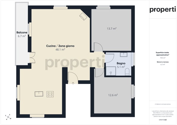 Elegante multiplex-house 10.5 locali con balcone, Acquarossa 10