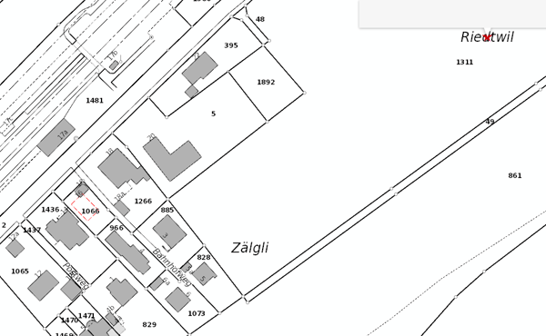 Vielseitiges Baugrundstück in Mischzone M2 - 648 m² für Wohnen & Gewerbe in Riedtwil 2
