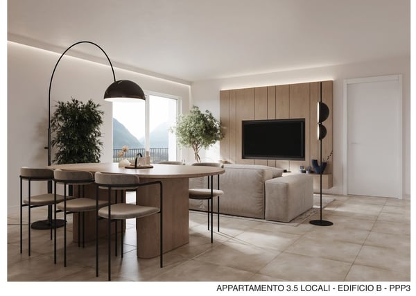 Nuovo complesso residenziale Sassa a Gnosca - Vendesi bellissimo 3.5 locali - residenza primaria e secondaria