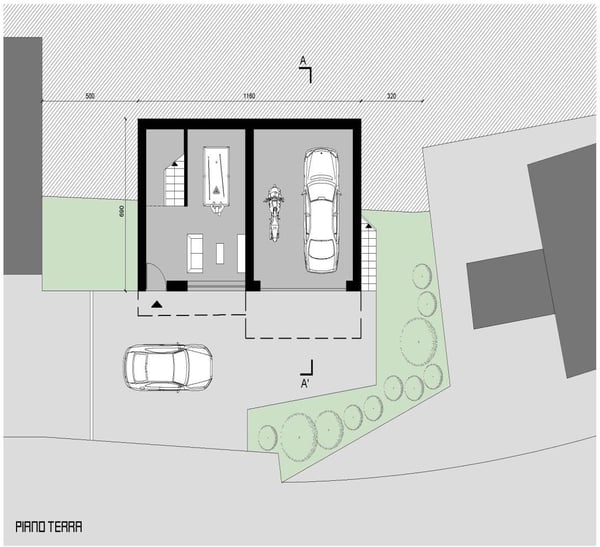 Terreno edificabile R2 di 770 m², progetto di massima e grotto/rustico esistente 8
