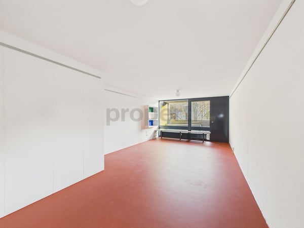 Wohnen in einer Ikone der Schweizer Architektur | Einzigartige Maisonettewohnung im denkmalgeschützten Atelier-5-Ensemble in Flamatt 2