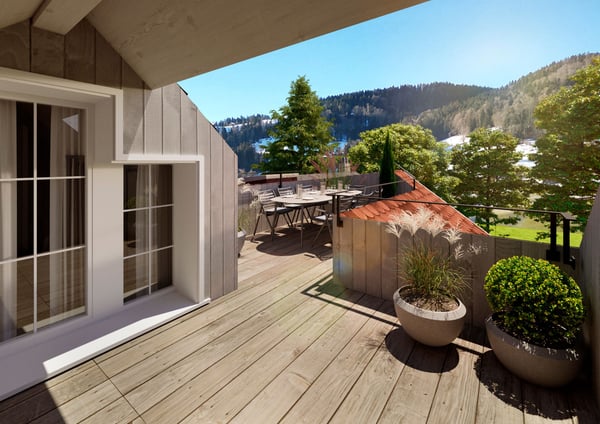 Grosszügige 5.5-Zimmer-Maisonette mit Terrasse (DG Rest.) 5