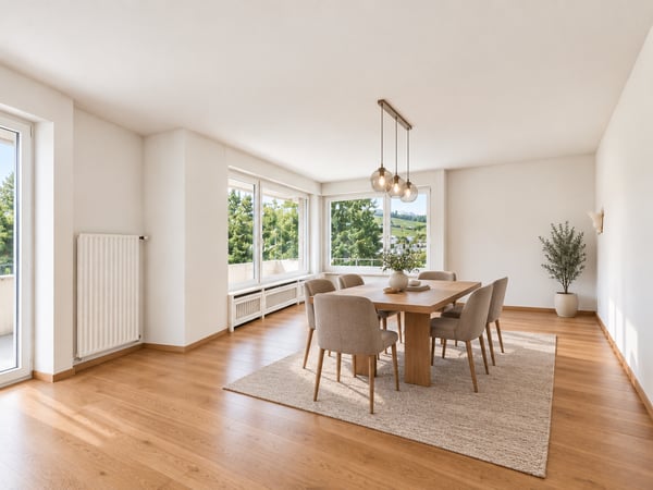Traumhafter Garten mit Pergola und Fernsicht, Garage und Aussenparkplatz 2
