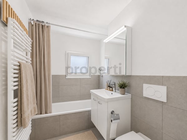 Renovierte 3.5-Zimmer-Wohnung mit privatem Gartensitzplatz und moderner Ausstattung 9