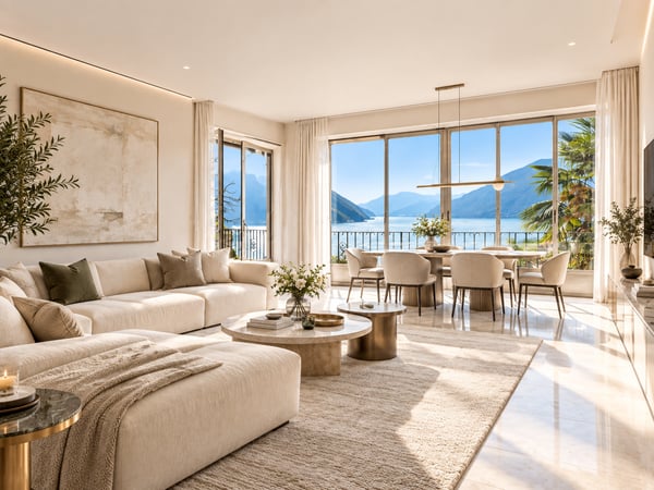 Bissone: terreno con vista lago e progetto per esclusiva residenza bifamiliare 6