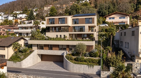 Bissone: terreno con vista lago e progetto per esclusiva residenza bifamiliare 2