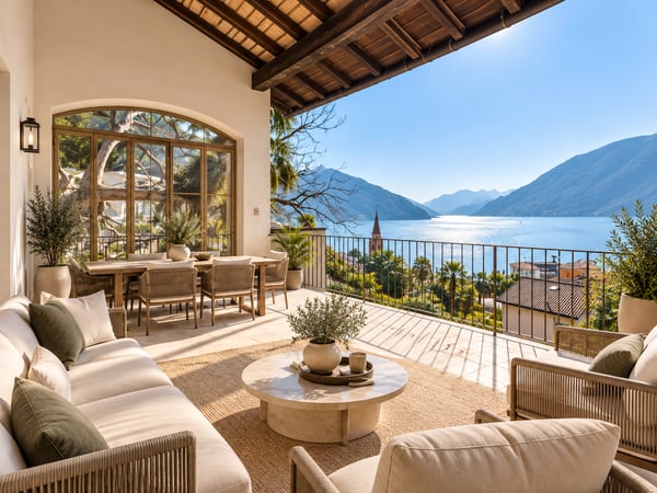 Bissone: terreno con vista lago e progetto per esclusiva residenza bifamiliare 8