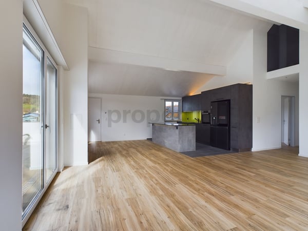 6.5-Zimmer-Dachwohnung mit 33 m² Dachterrasse, Smart Home und Minergie in Neftenbach