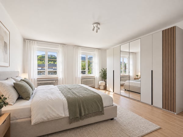 Sanfte Aussicht in Schüpfheim, Fünf Schlafzimmer für viel Platz, Renoviertes Traditionsgebäude mit Balkon 7