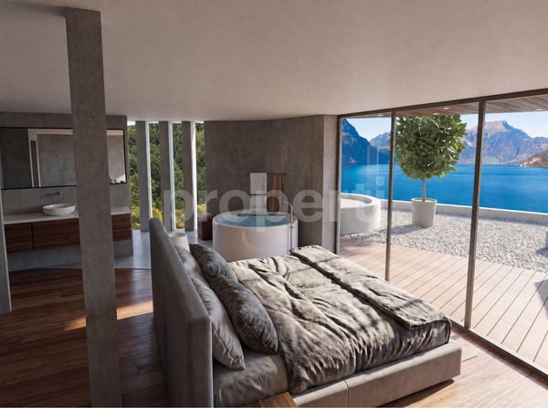 Laurus Villa, Seesicht, Pool, Attika Neubau in Weggis 9