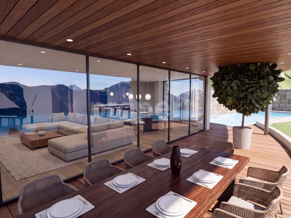 Laurus Villa, Seesicht, Pool, Attika Neubau in Weggis 6