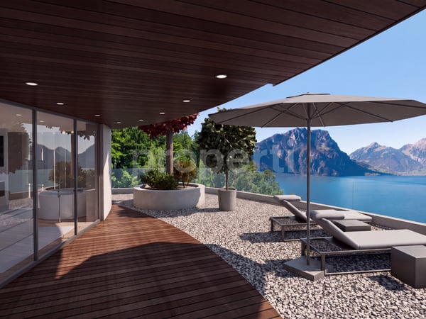 Laurus Villa, Seesicht, Pool, Attika Neubau in Weggis 4