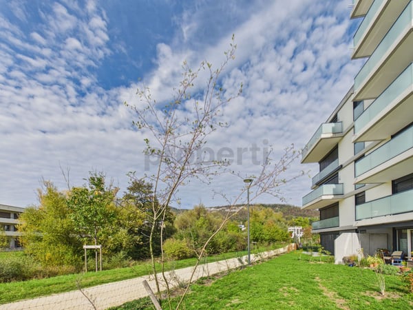 Delémont : 3.5 pièces Minergie-P - central, vue panoramique et au bord de la rivière | Delémont: 3.5-Zimmer-Wohnung Minergie-P - zentral, Panoramablick und direkt am Fluss 7