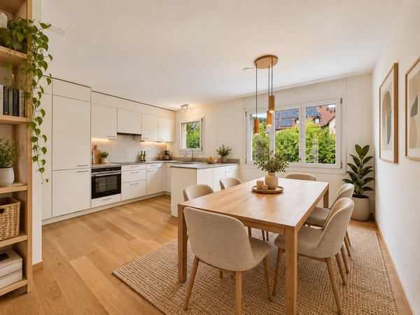 Gemütliches Cheminée, sonniger Balkon & helle Wohnräume! 5