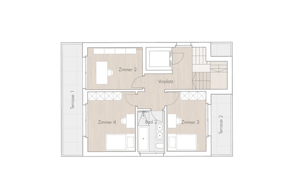 Nuovo edificio Dinkelbergstrasse, Appartamento 4 - Mansarda a maisonette 12