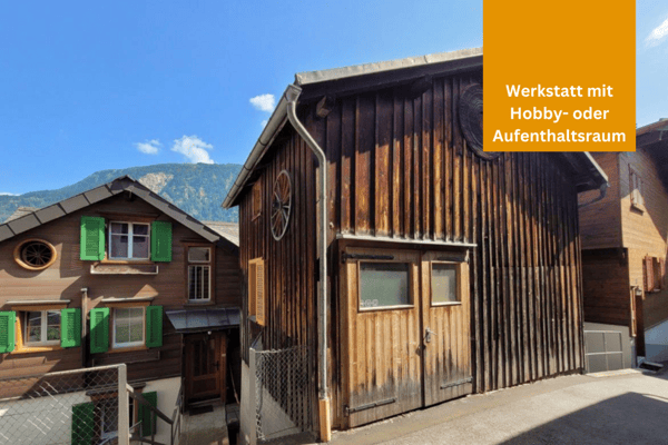 Werkstatt mit Hobby- oder Aufenthaltsraum 1