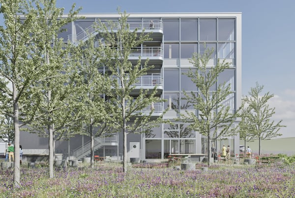 überhohe Räume (6m) und unterteilbar - mitten drin! 3