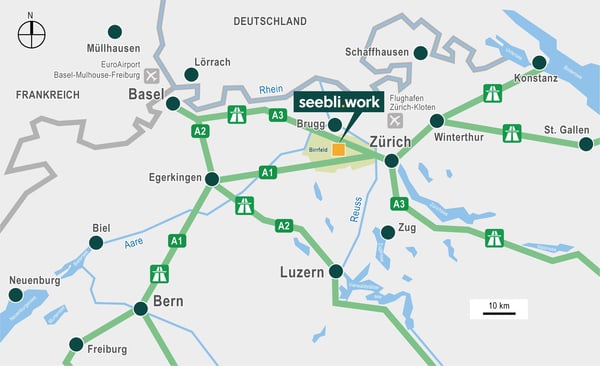 überhohe Räume (6m) und unterteilbar - mitten drin! 7