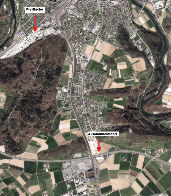 Attraktive und vielseitig Nutzbare Aussenfläche - bis 5'000m2 in Brugg 3