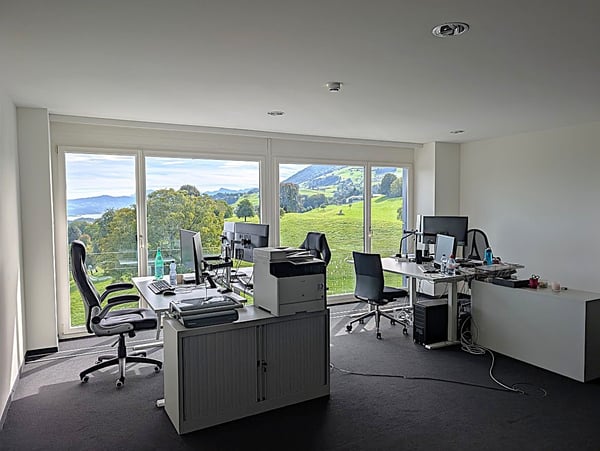 Grosszügiges Kleinbüro mit Blick auf den Zürichsee! 2