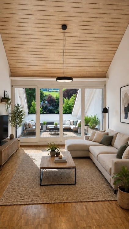Charmante 2.5-Zimmer-Dachwohnung mit sonniger Aussicht 2