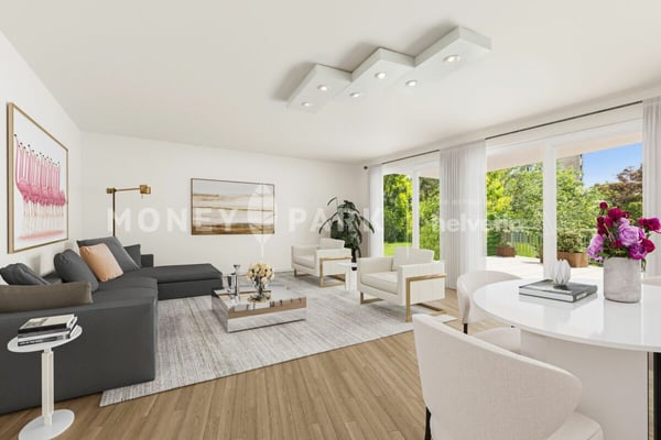 Bel appartement 1.5 pièces avec jardin 4