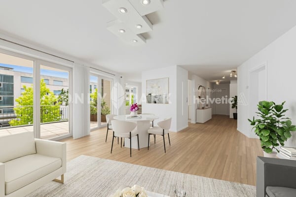 Bel appartement 1.5 pièces avec jardin 3