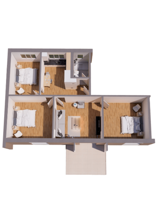 Appartement rénové de 1.5 pièces à Sonceboz 3