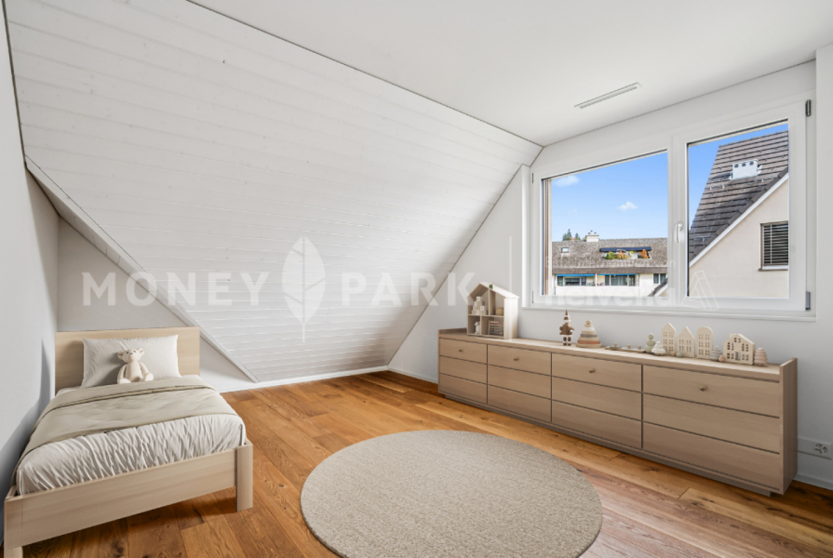 Vivere con una vista ampia - maisonette stilosa sopra i tetti di Bäretswil