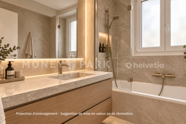 Appartement de 4.5 pièces au centre de Lausanne, avec possibilité de réaménagement en 3.5 pièces. 12