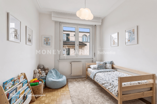 Appartement de 4.5 pièces au centre de Lausanne, avec possibilité de réaménagement en 3.5 pièces. 11