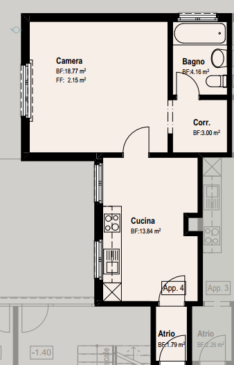 Neu renovierte 2.5 Zi. Apartment in Ascona zu vermieten 12