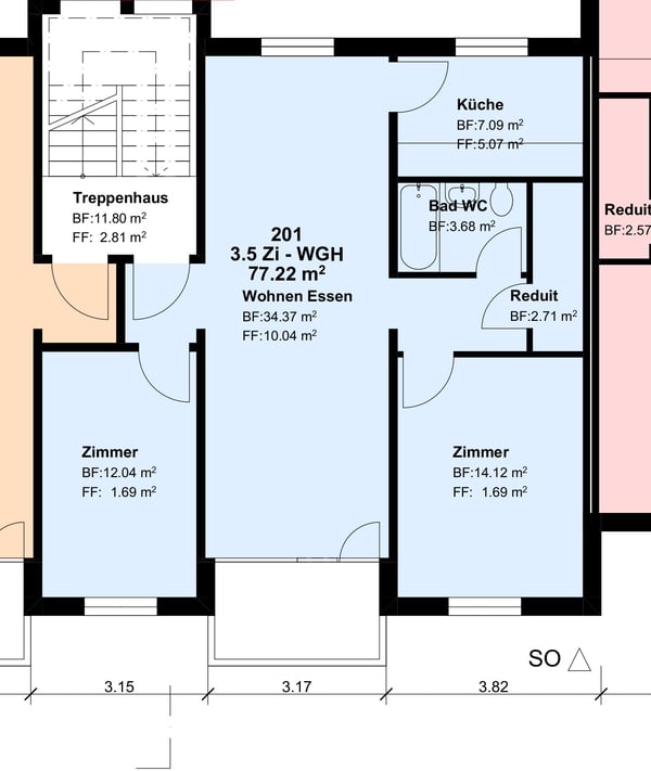 Schöne, neu umgebaute, gemütliche 3.5-Zimmer-Wohnung mit Balkon in Wetzikon 10