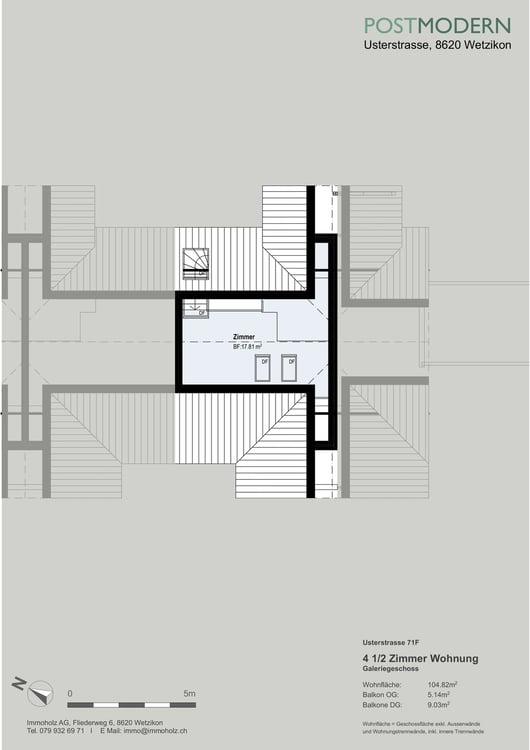 4.5 Zimmer- DG-Maisonettewohnung in Wetzikon 13