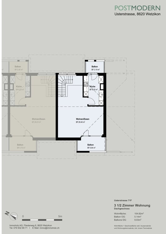 4.5 Zimmer- DG-Maisonettewohnung in Wetzikon 14