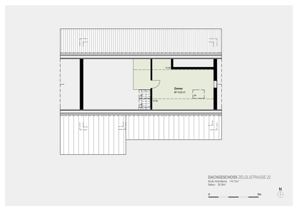 Über den Dächern von Bäretswil schöne 4.5 Dachmaisonettwohnung 9