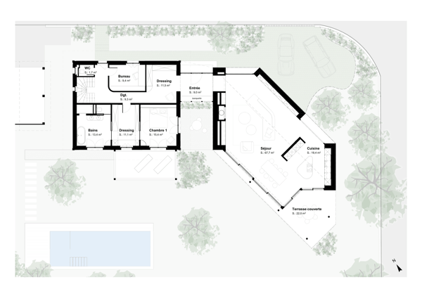 Commugny - Villa individuelle avec projet d'extension 14