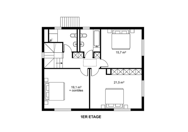 Commugny - Villa individuelle avec projet d'extension 20