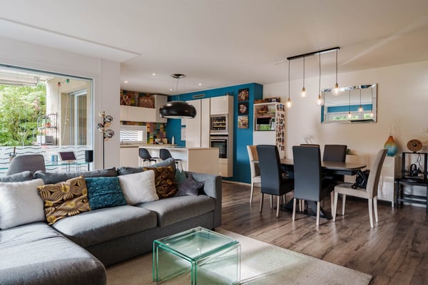 Etoy centre - appartement de 4,5 pièces avec terrasse et jardin