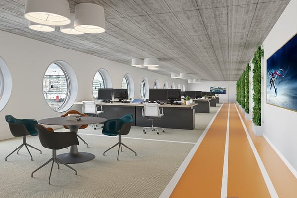 Vielfältige Nutzflächen in der Swiss Life Arena 7