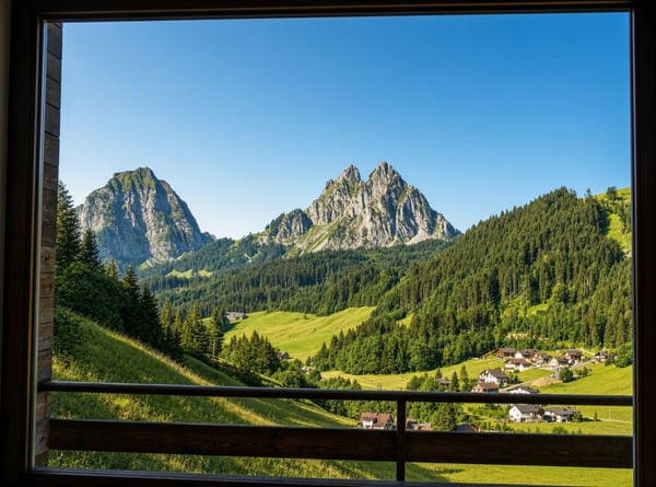 Ferienhaus in Alpthal - Bergpanorama inklusive 2