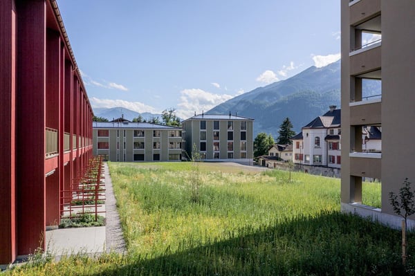 Parkplätze in der Autoeinstellhalle Schlossbungert in Zizers 6