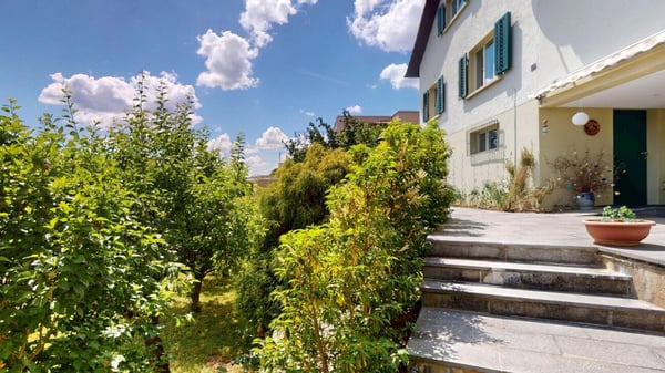 Einfamilienhaus mit grossem Garten und Alpensicht 1