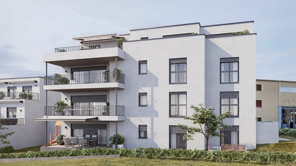 2½ Zimmer Attika Wohnung: Neubau mit Blick ins Grüne 10