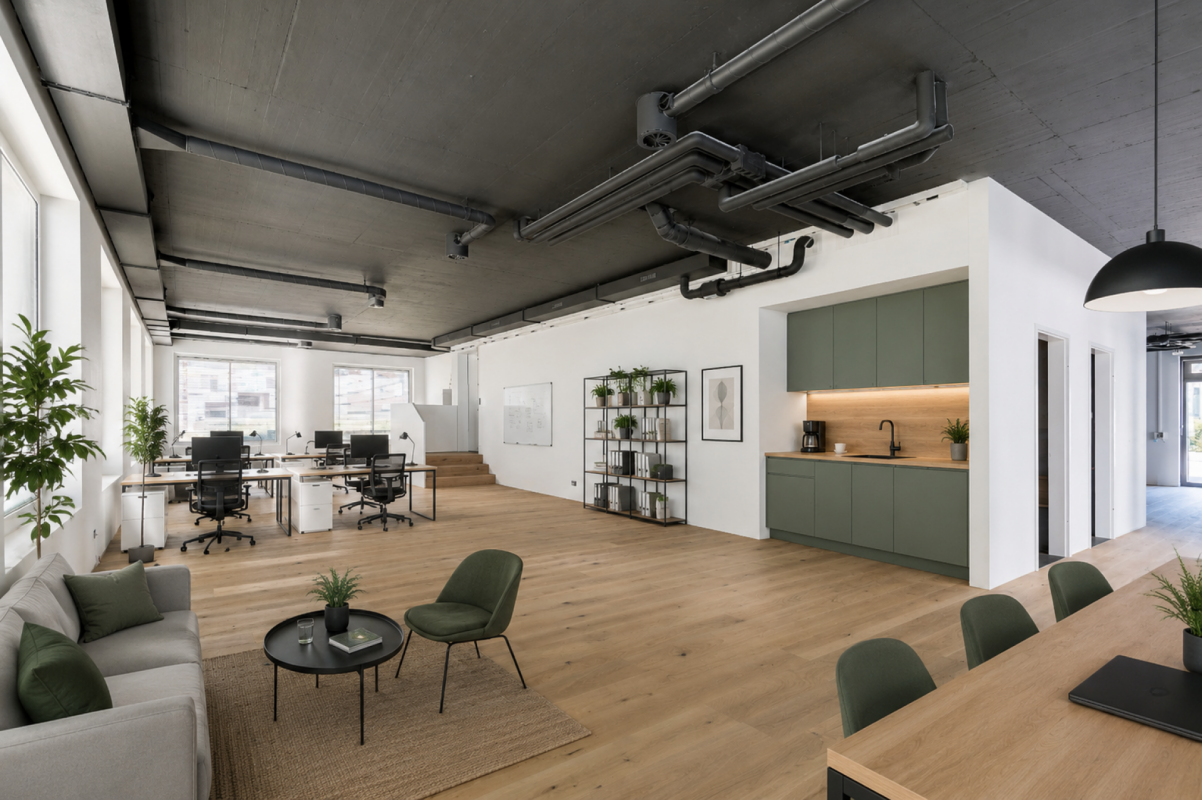 Moderne Büroflächen im Max-Dudler-Gebäude in Rheinfelden (AG)